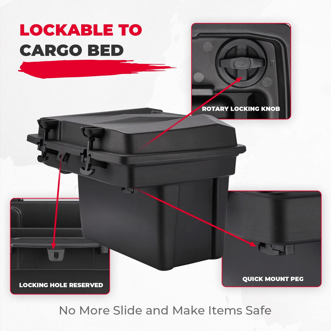Removable Cargo Storage Box For Can Am Defender - Kemimoto