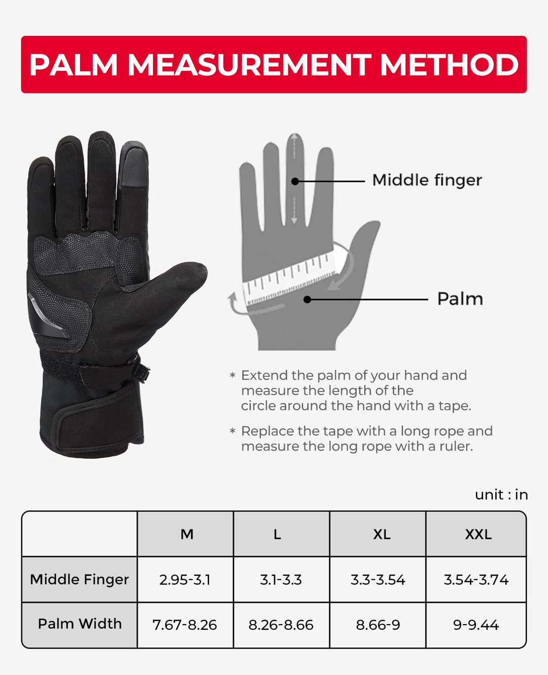 Winter Warm Motorcycle Gloves Waterproof Gloves Carbon Fiber Windproof  Leather Guantes Moto Invierno Reflective Touch Operation