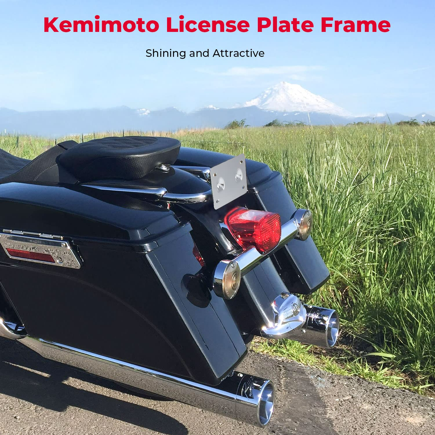 Harley License Plate Brackets - Kemimoto