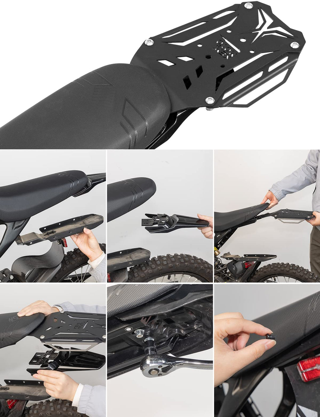 Sur Ron Rear Rack – Kemimoto