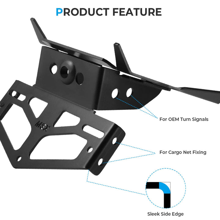 License Plate Bracket Fit MSX125 Grom (2017-2020) - Kemimoto