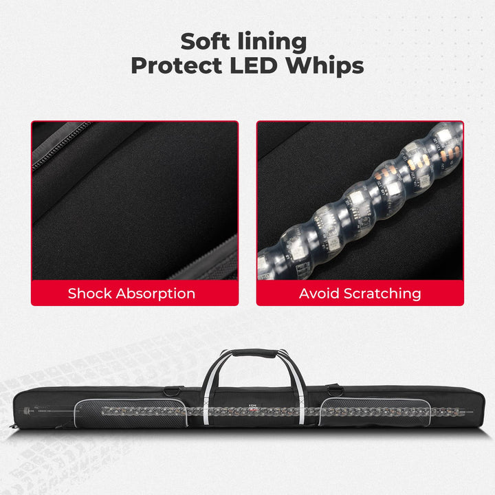 4FT Whip Lights Storage Bag - Kemimoto