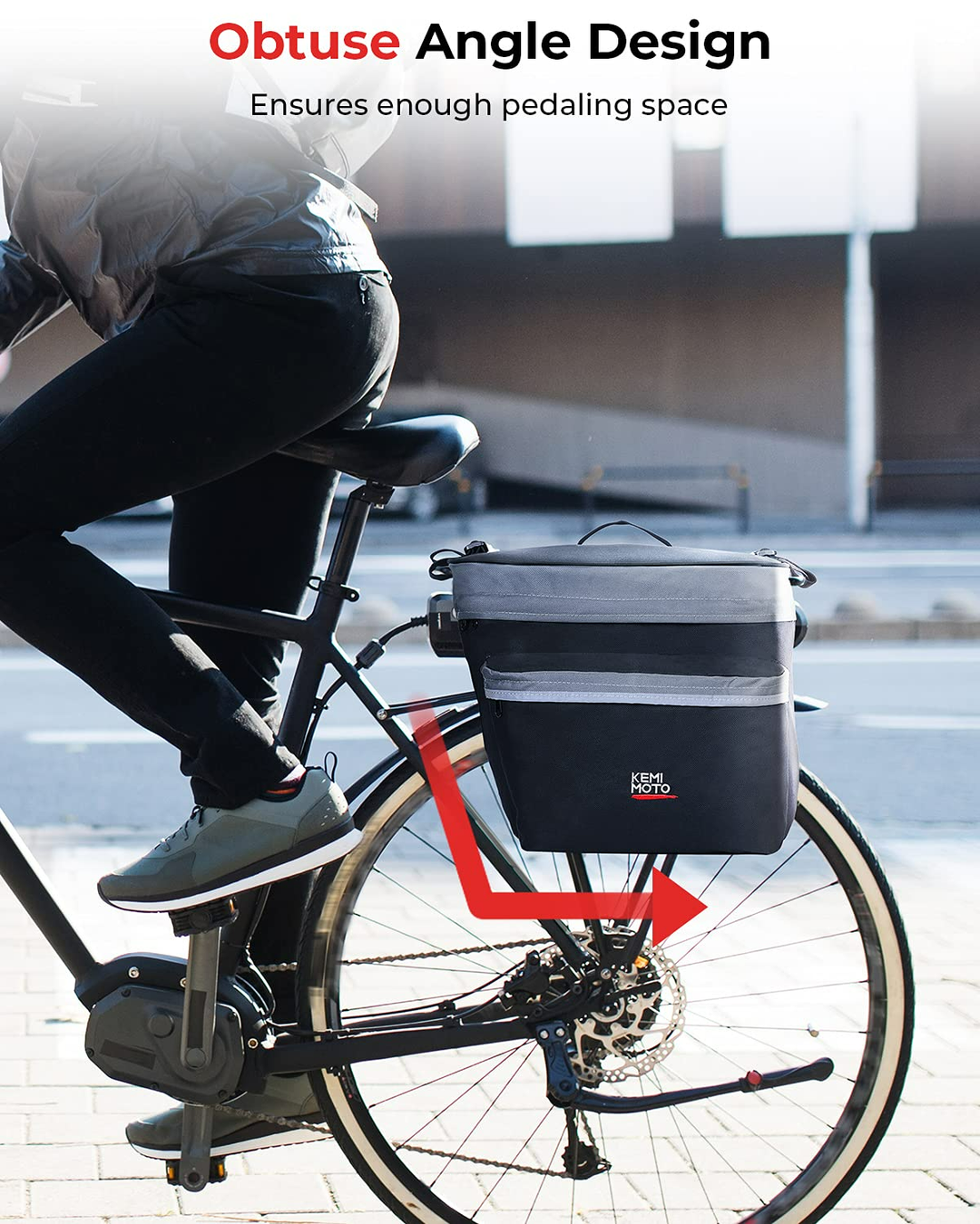 Rear bike rack saddle bags sales