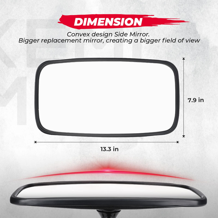 Tractor Replacement Side Mirror - Kemimoto