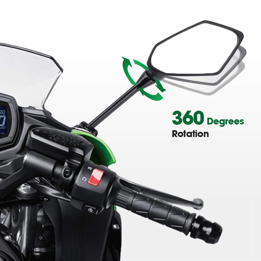 Motorcycle Mirrors Rear View Fit Ninja - Kemimoto