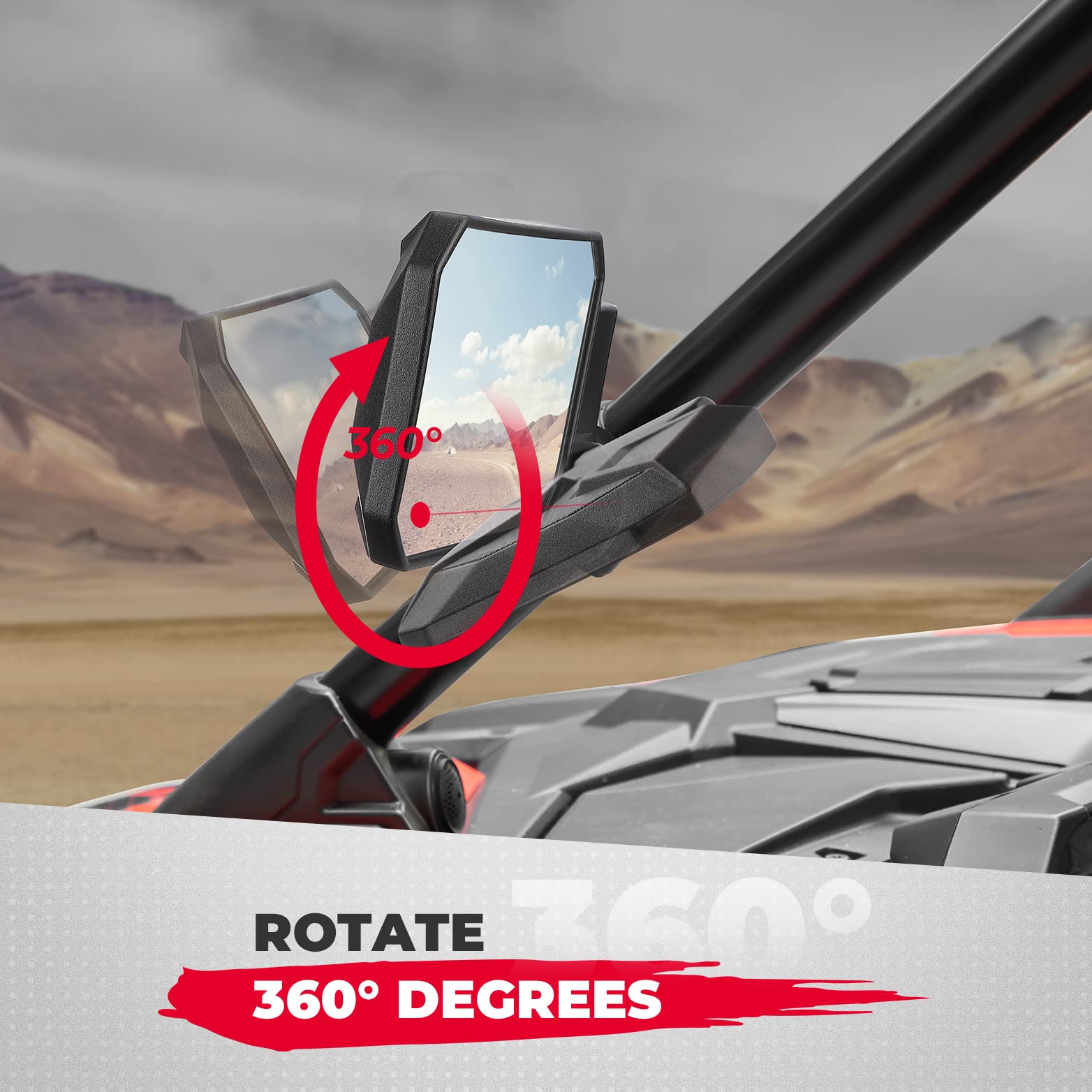 UTV Side Mirrors with 1.6