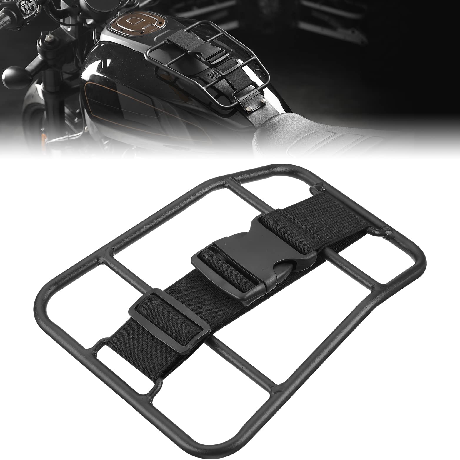 Motorcycle Tank Luggage Rack Fit Sportster S RH1250 2021-2023 - Kemimoto