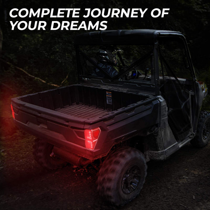 Tail Lights Fit Polaris Ranger 1000 XP/ Crew (2018-2023) - Kemimoto