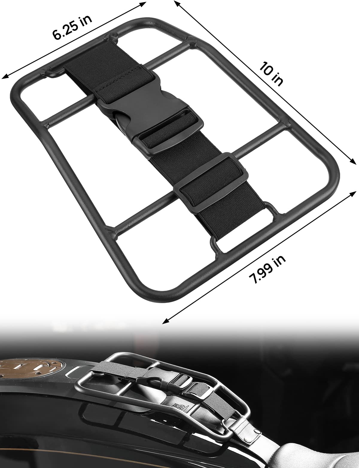 Motorcycle Tank Luggage Rack Fit Sportster S RH1250 2021-2023 - Kemimoto