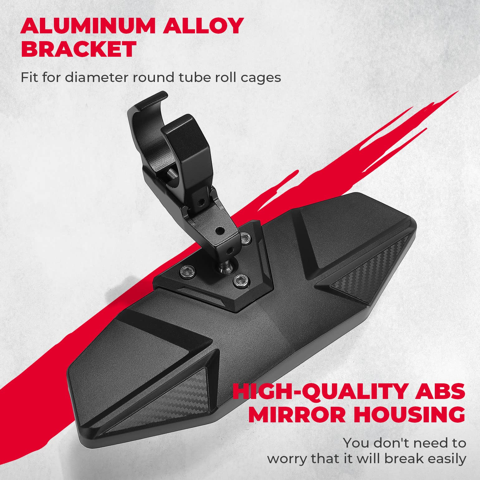 UTV Rear View Mirror Fit for 1.6