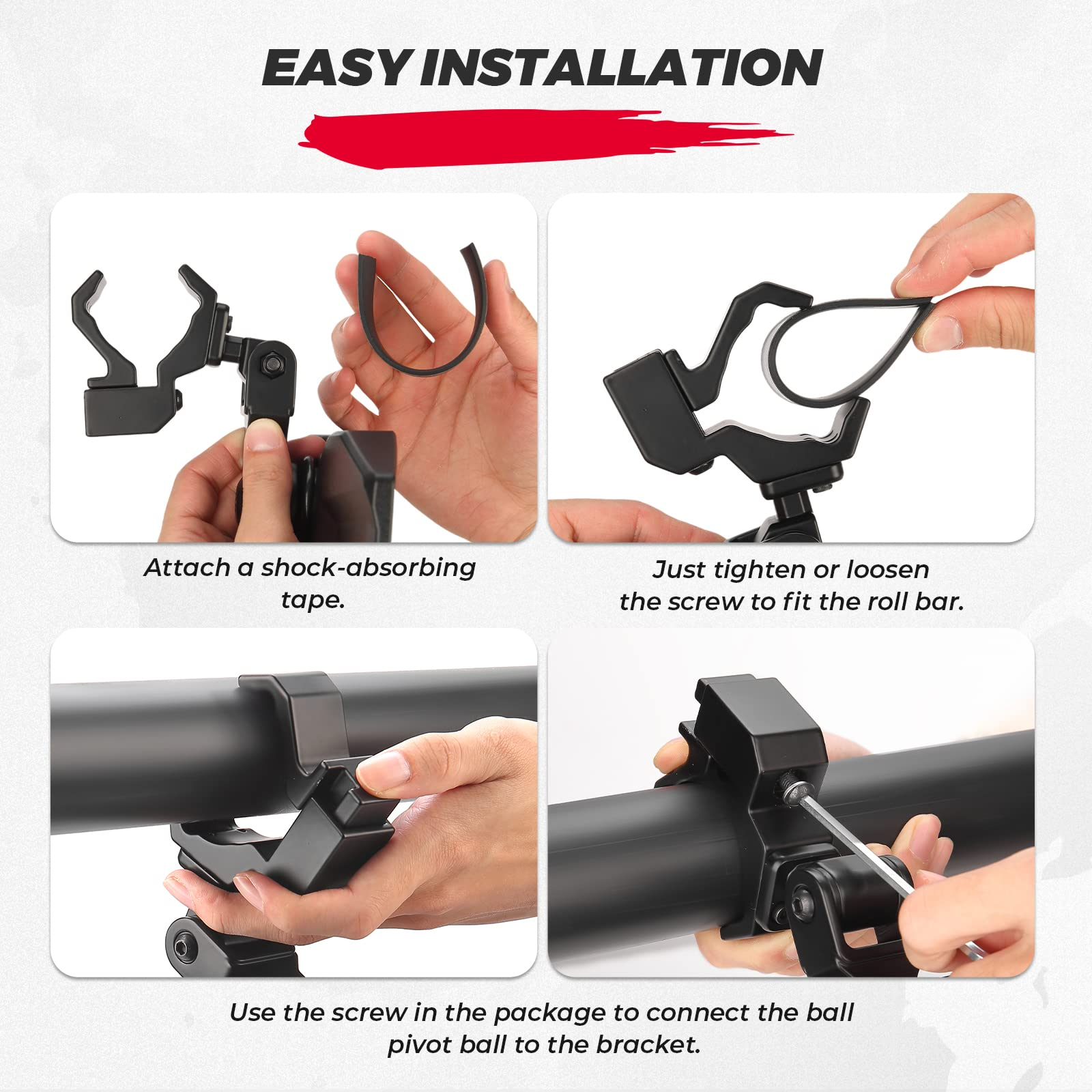 UTV Center Mirrors Fits 1.5