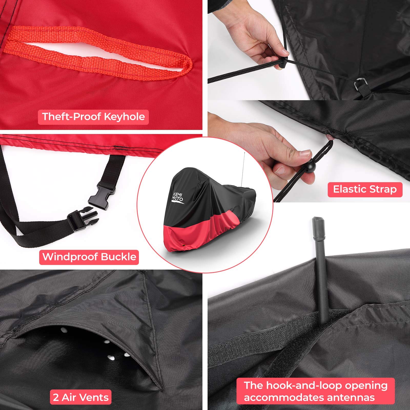 Motorcycle Cover for Touring Models Road King Street Glide Road Glide - Kemimoto