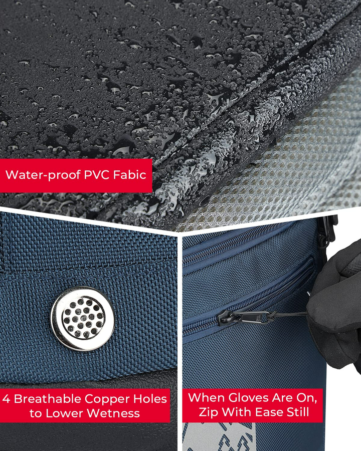 60L Upgraded Ski Boot Bag - Kemimoto