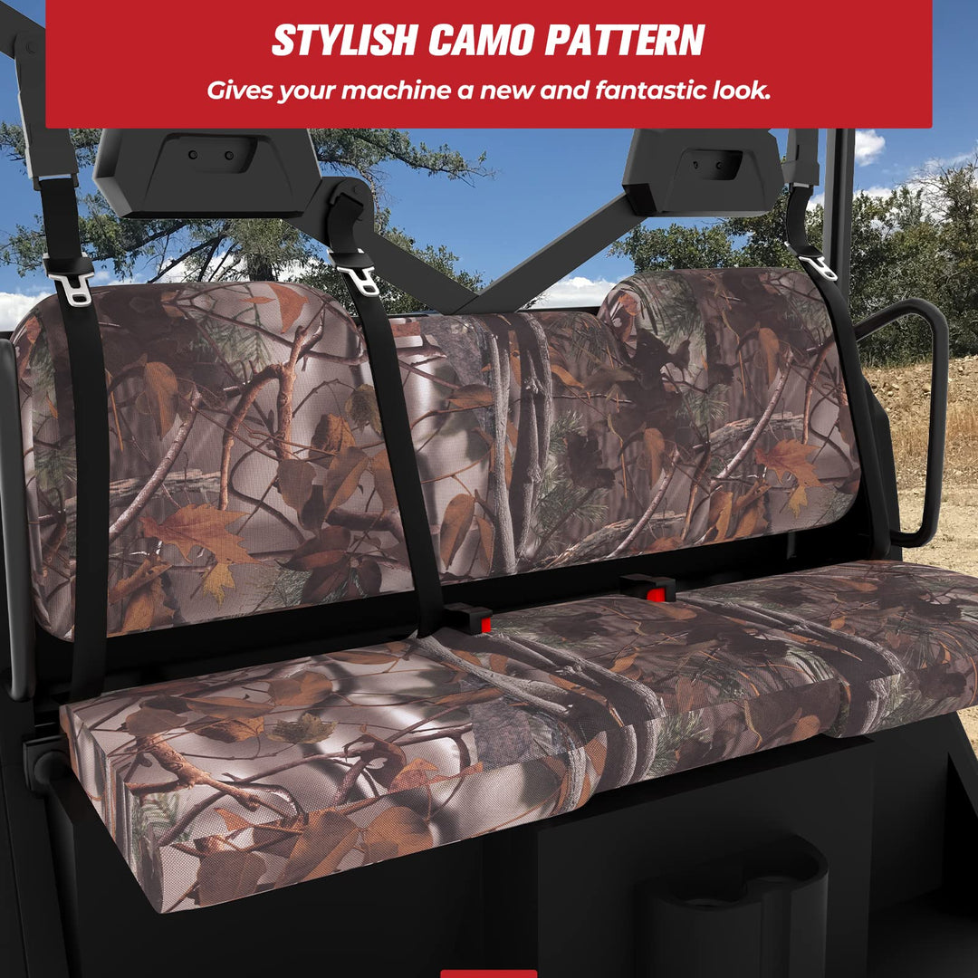 Camouflage Seat Cover Fit Polaris Ranger XP 1000 | Crew XP 1000 (3 Pcs) - Kemimoto