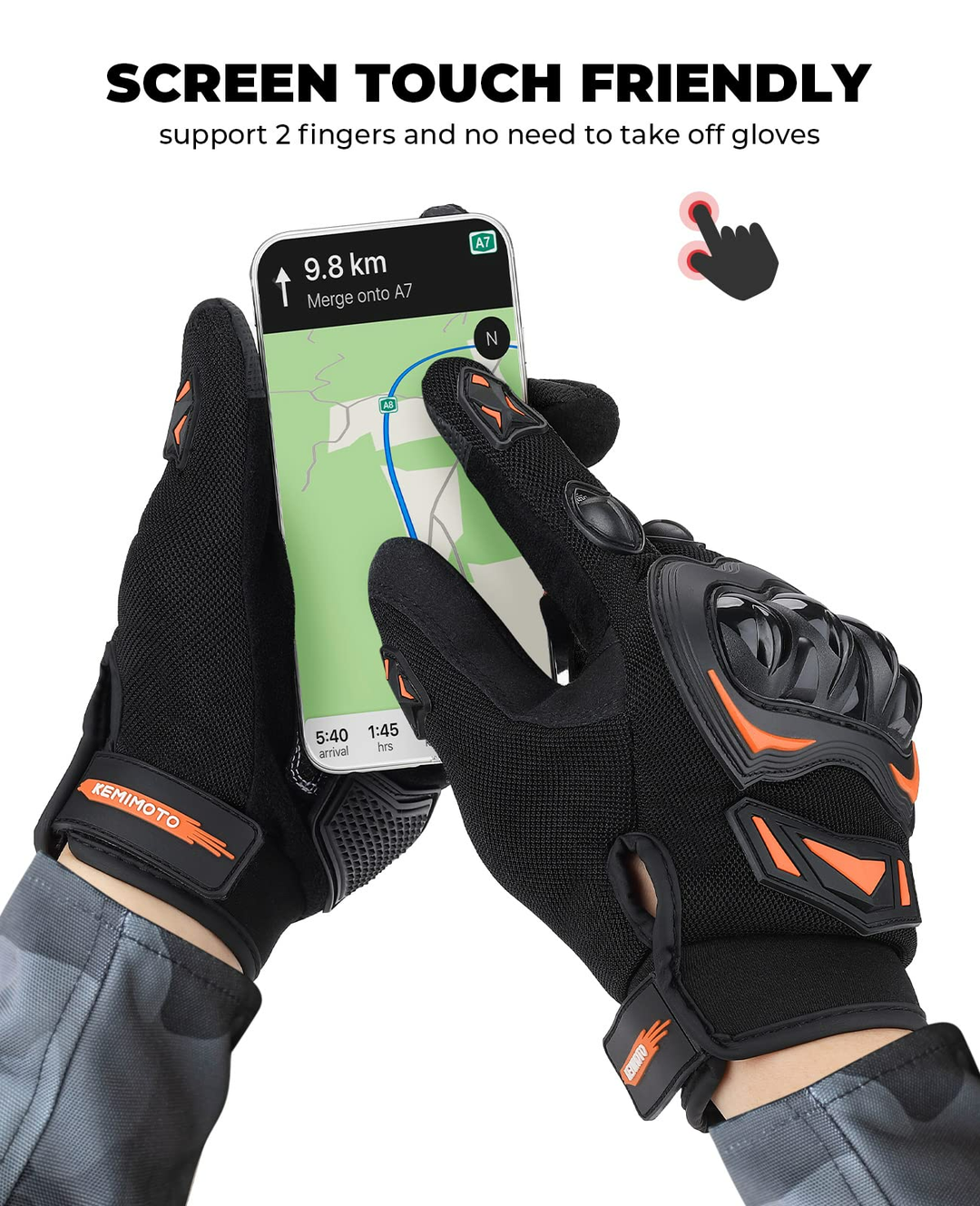 Summer Motorcycle Riding Gloves - Kemimoto