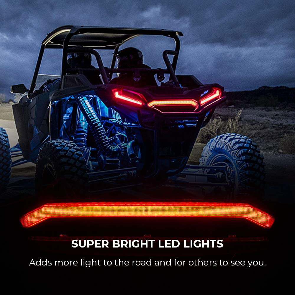 Fang Lights and Front Grill Light Fit Polaris RZR XP 1000 (2019-2023) - Kemimoto