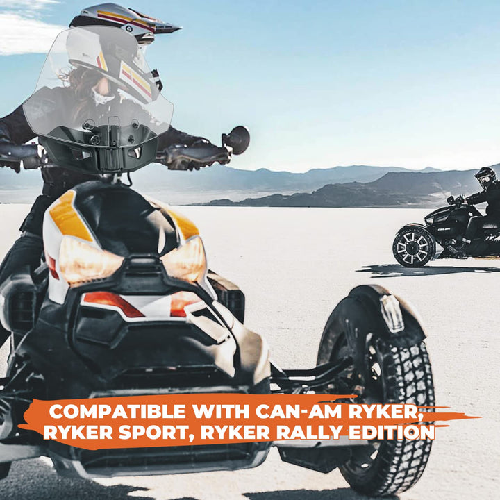 Sport Windshield For Can Am Ryker Rally 2018-2021 - Kemimoto
