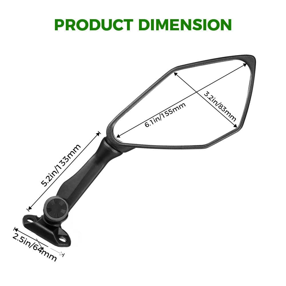 Motorcycle Side View Mirror for Ninja – Kemimoto
