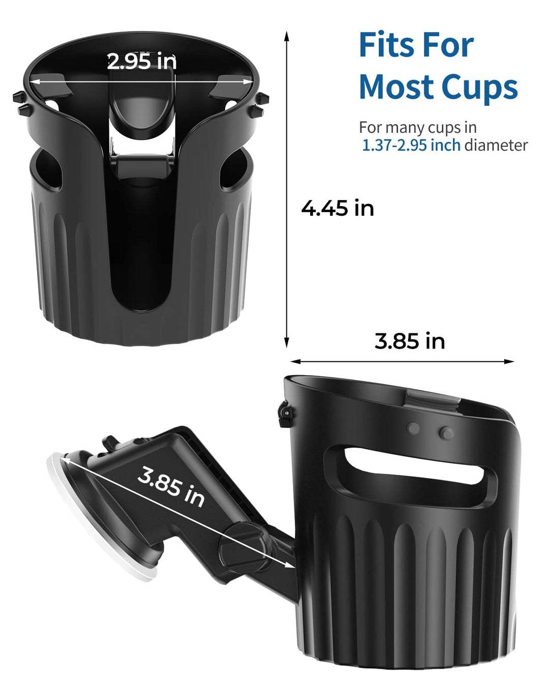 Car Cup Holder with Tray – Kemimoto