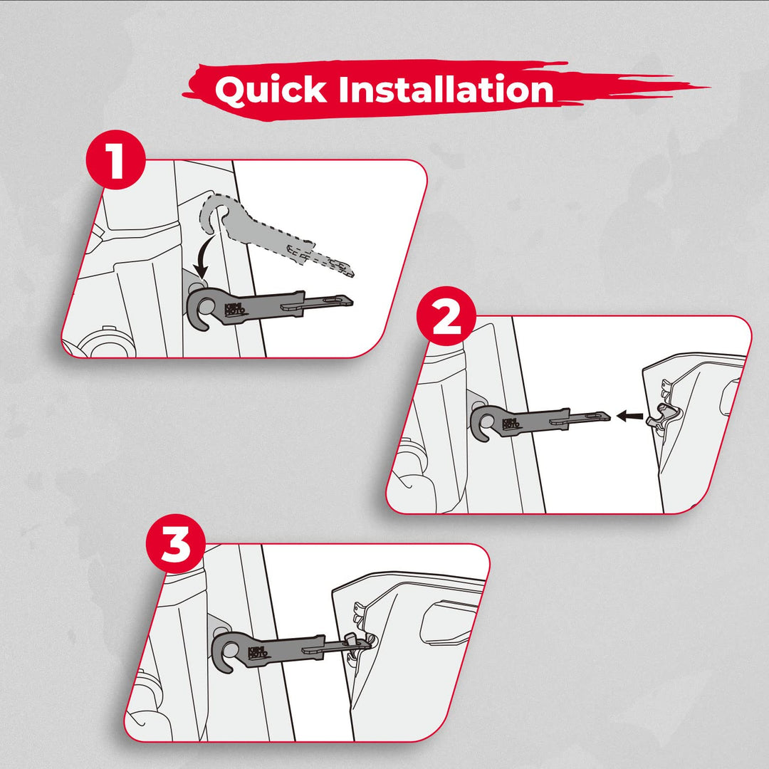 4.5" Door Latches Fit RZR/General/Turbo - Kemimoto