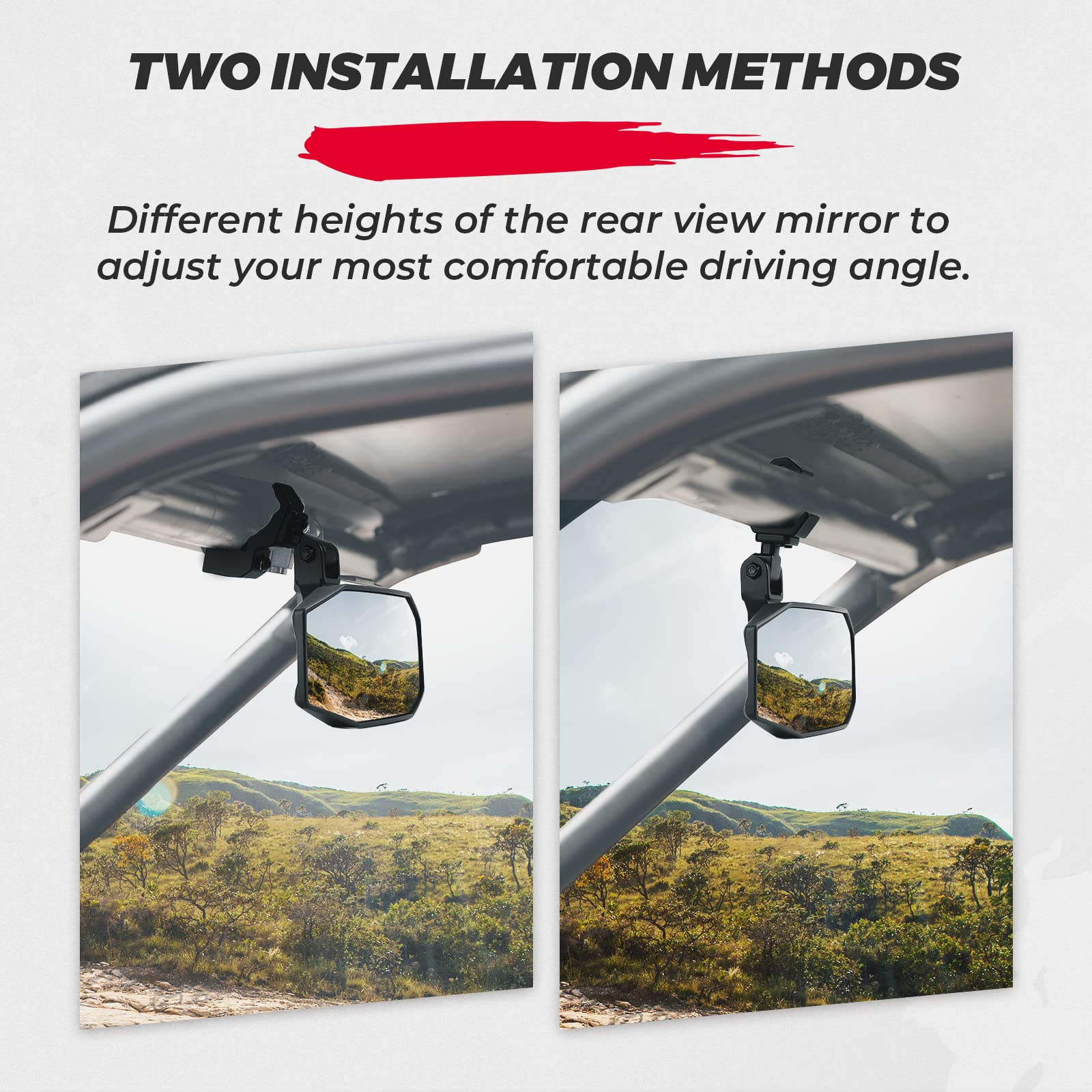 UTV Center Mirrors Fits 1.5