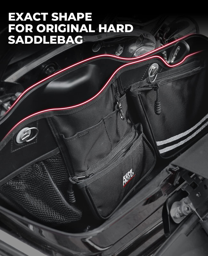 Harley Saddlebag Organizers 2 Pack - Kemimoto