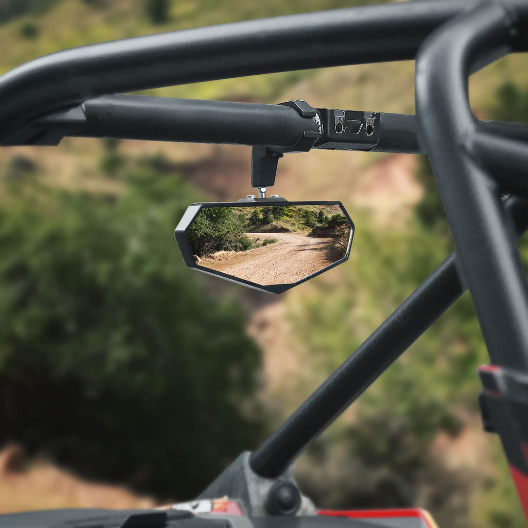 UTV Center Mirror Fits for 1.6"-2" Roll Bar Cages - Kemimoto
