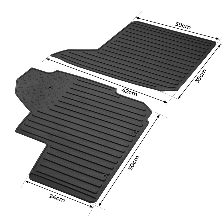 Floor Mats Fit Kawasaki Mule PRO-MX EPS - Kemimoto