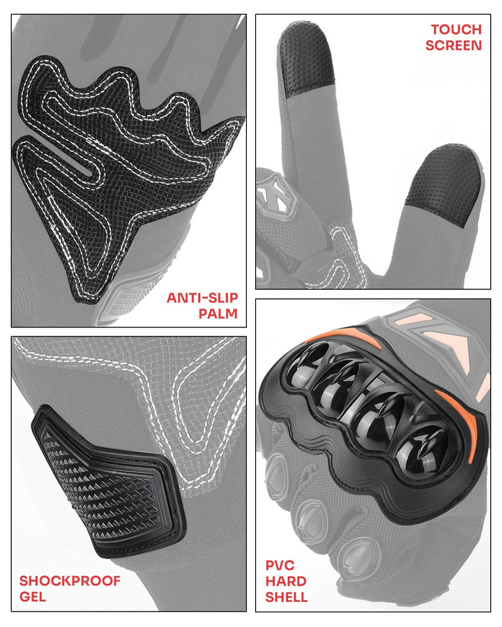 Summer Motorcycle Riding Gloves - Kemimoto