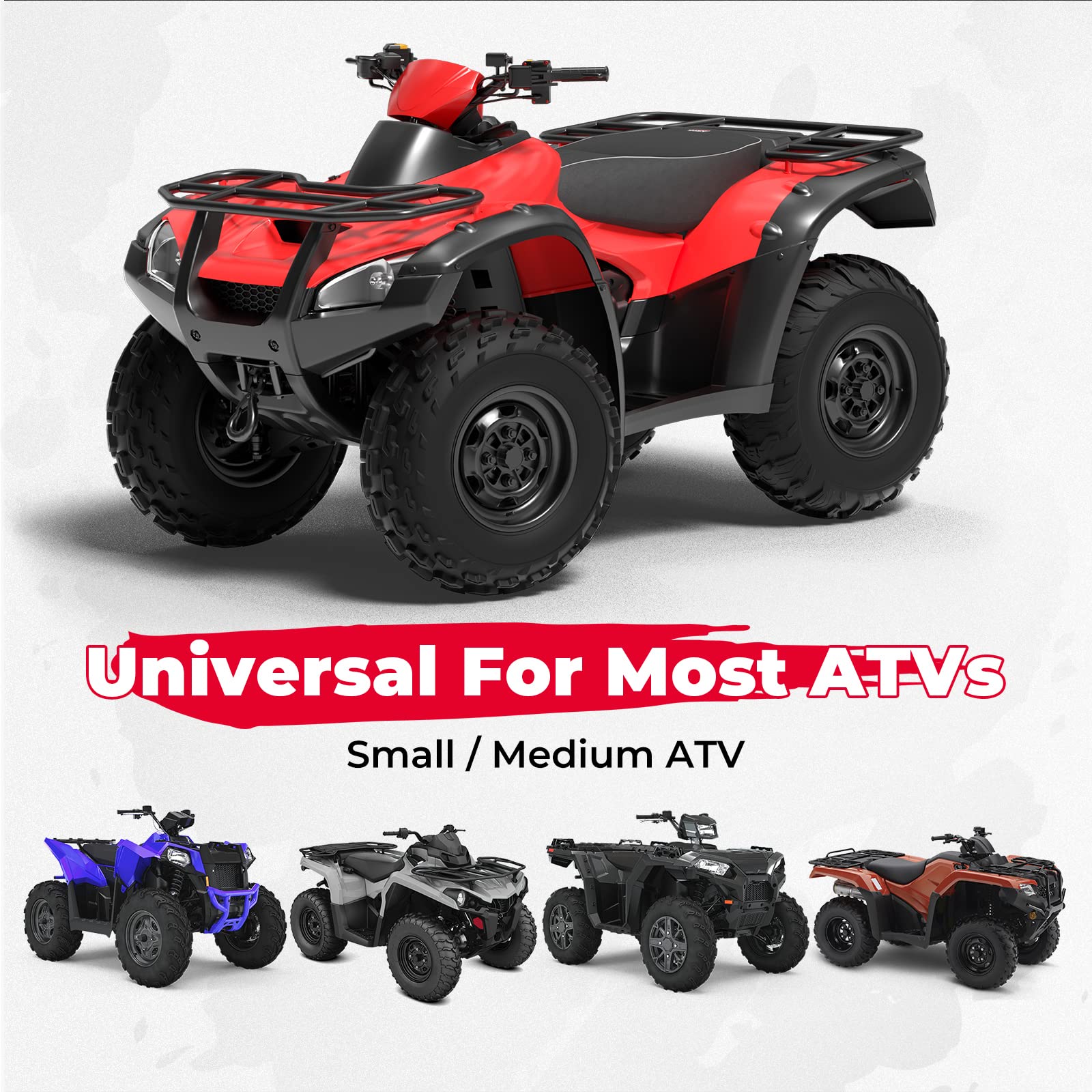 Upgraded ATV Waterproof Seat Cover Fit Rancher, Recon, Foreman, Kodiak - Kemimoto