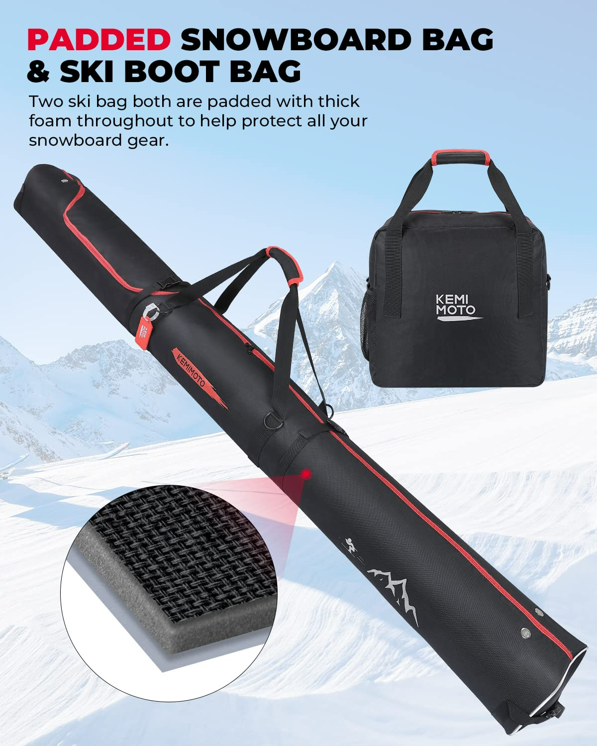 bugaboo mountain equipment snowboard bag Snowboard Boot Bag Combo – Kemimoto