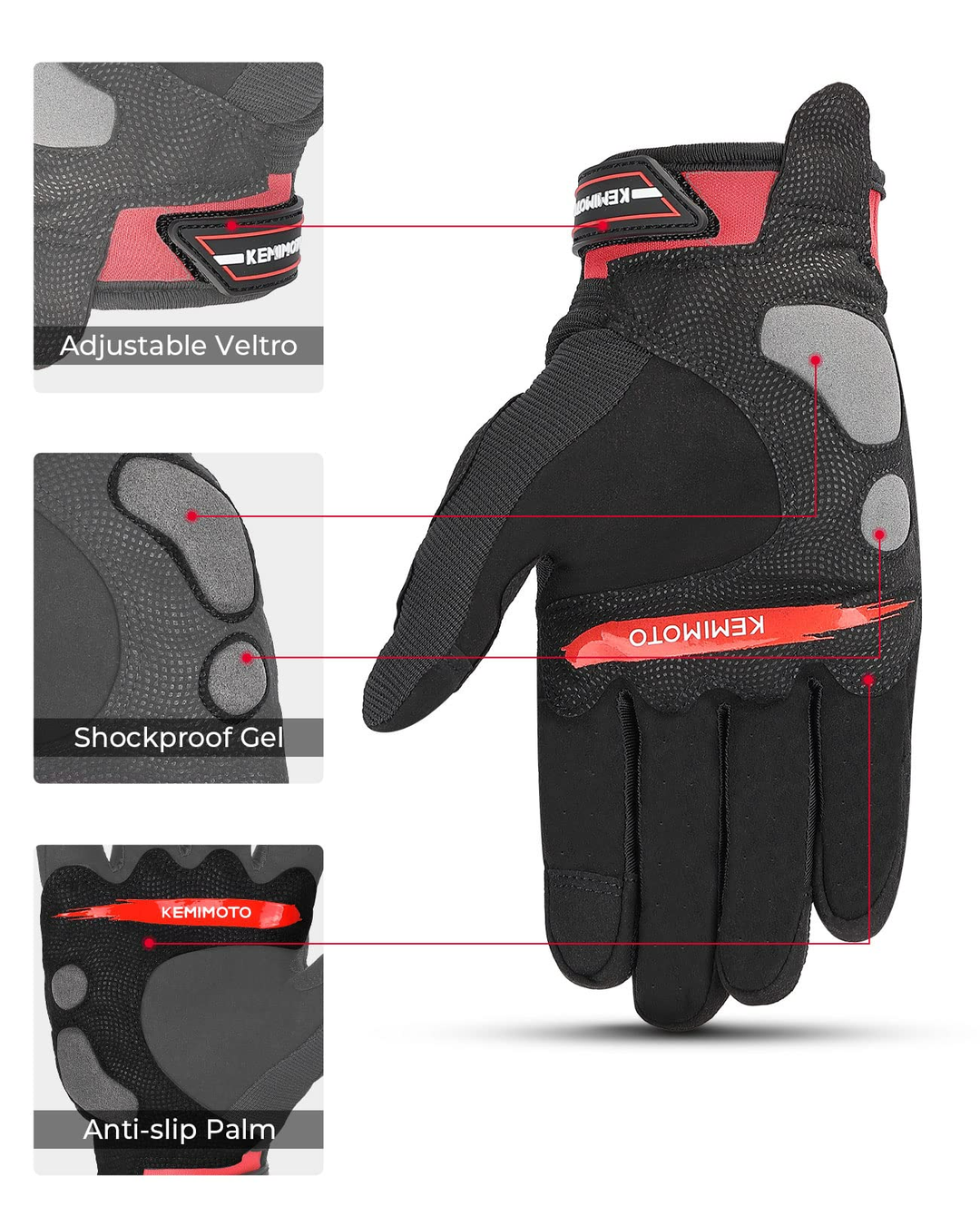 Summer Motorcycle Riding Gloves - Kemimoto