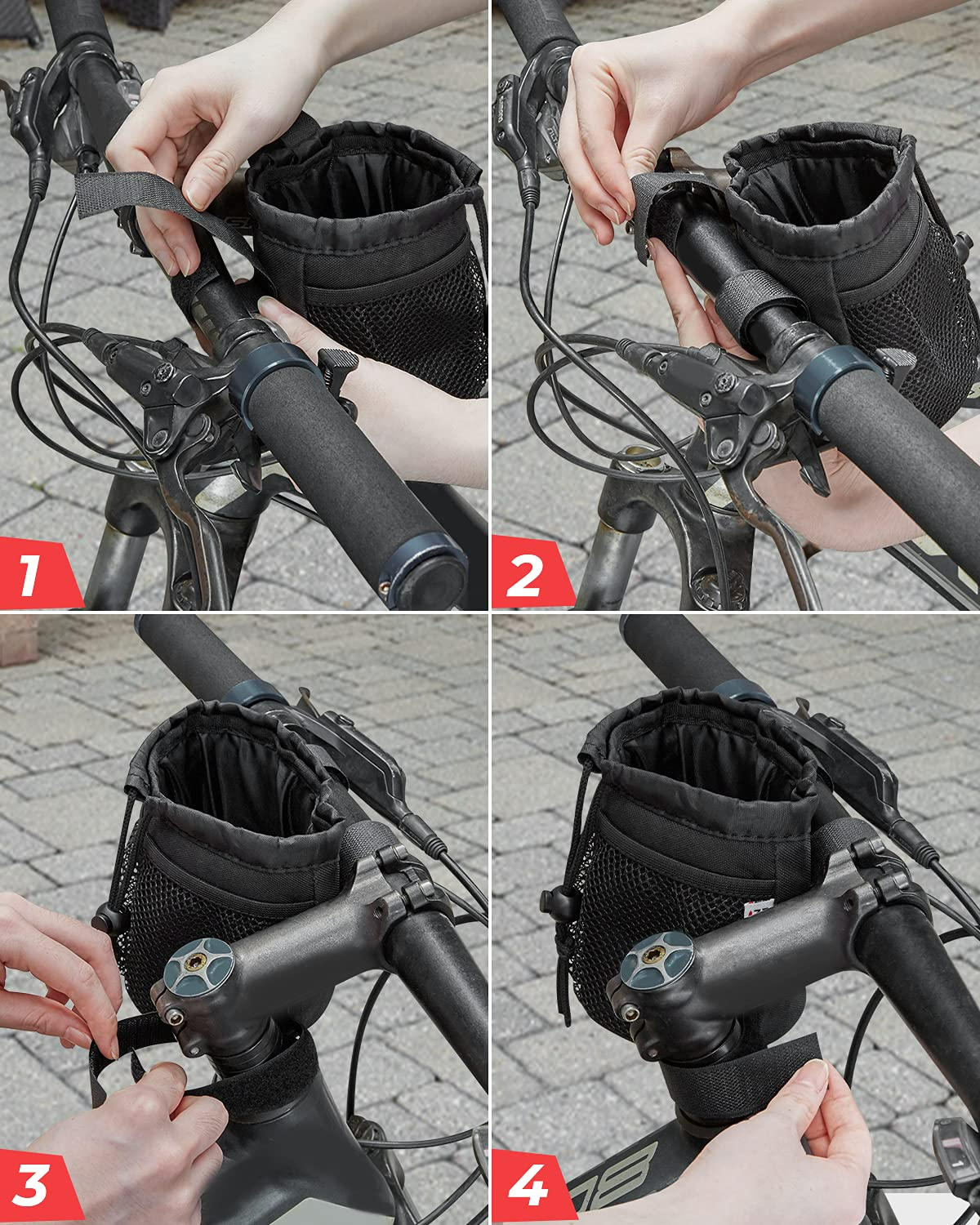 Bicycle Handlebar Cup Holder Kemimoto