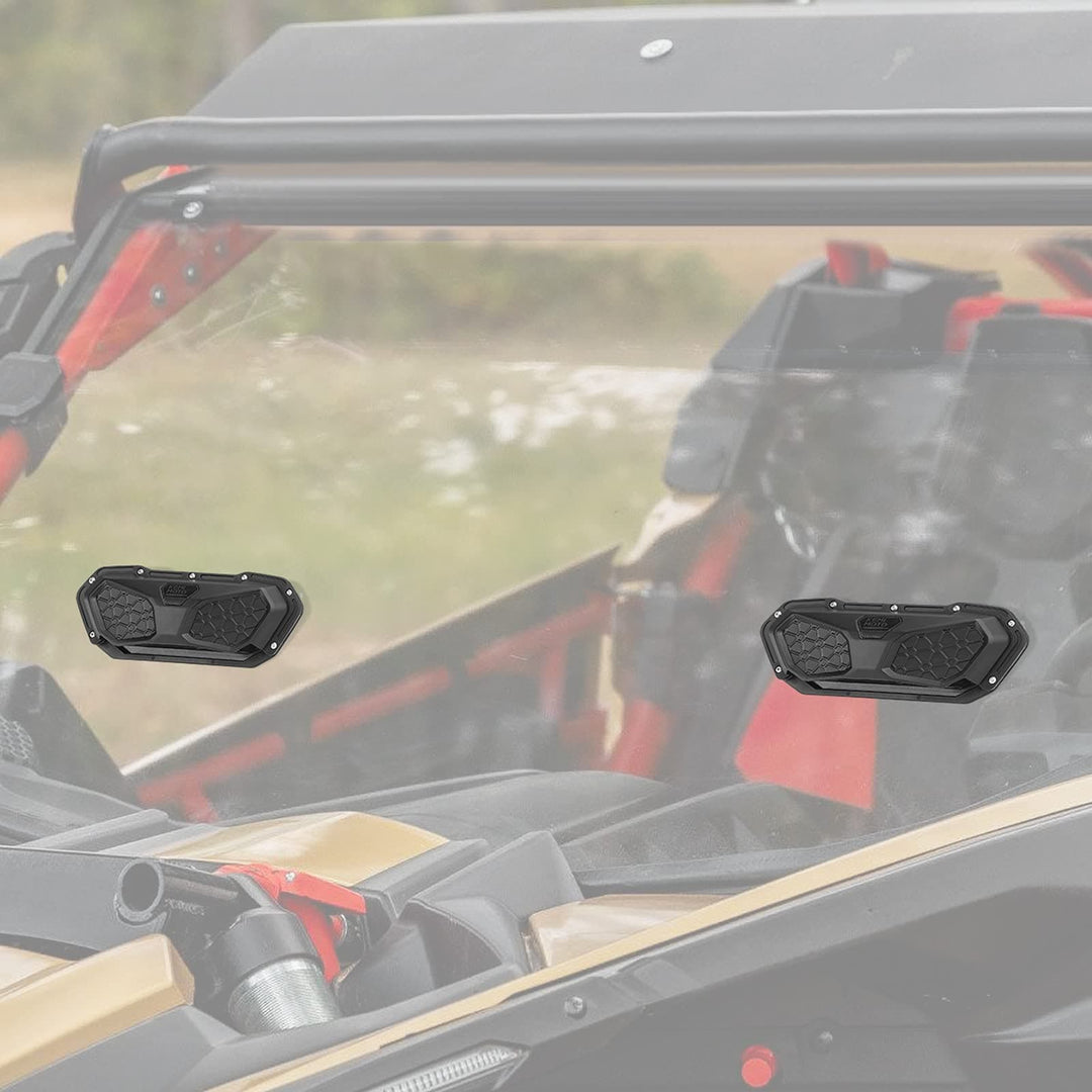 UTV Windshield Vent Kit Fits Polycarbonate Windshield - Kemimoto