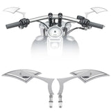 Chrome Spear Blade Mirrors for Street Glide Electra Glide Softail Dyna