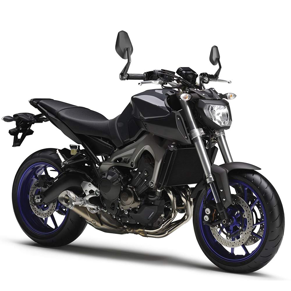 Motorcycle 360 Degrees Ball-Type Adjustment Handlebar Mirrors - Kemimoto