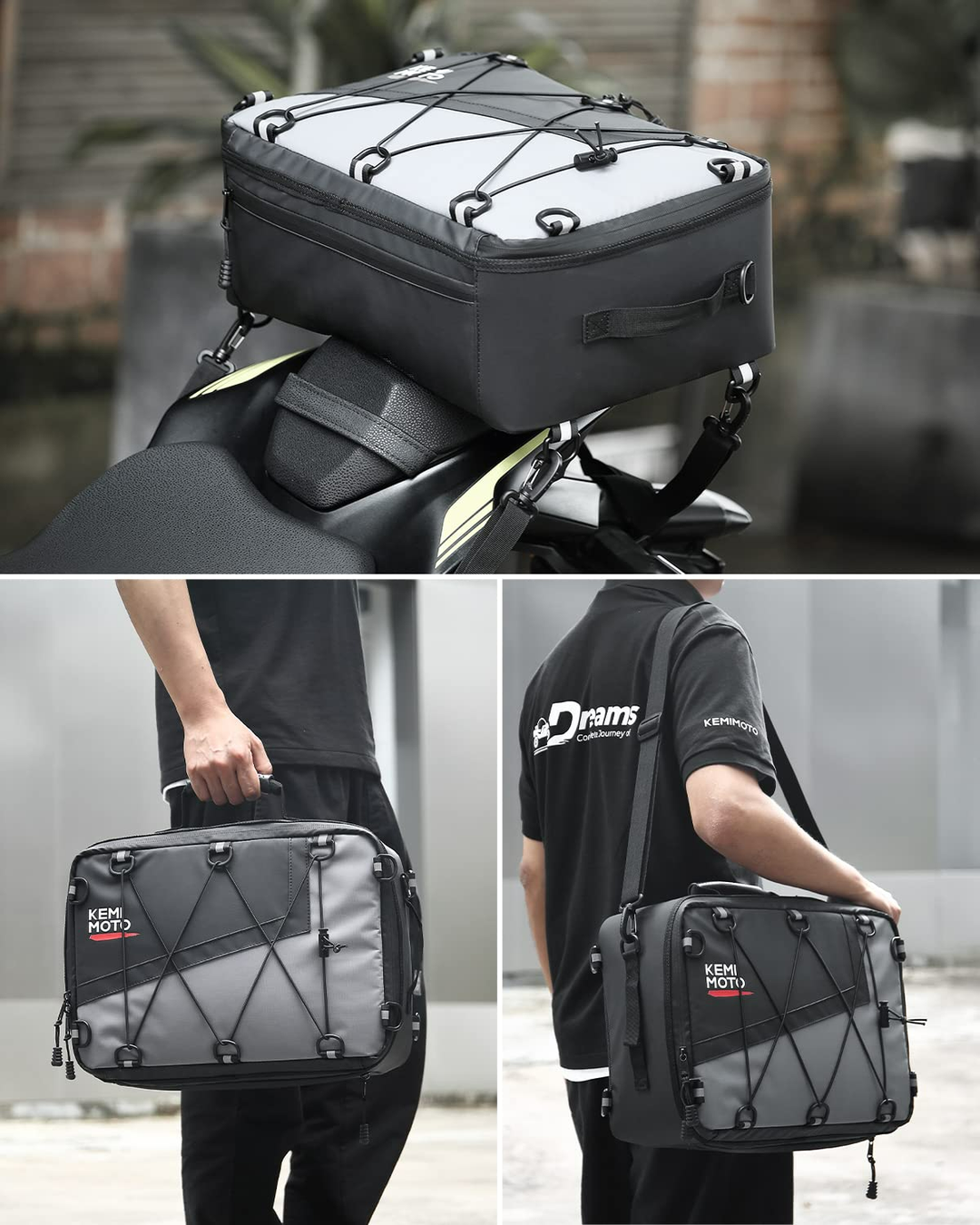 Motorcycle Universal Cooler Tail Bag 16L - Kemimoto