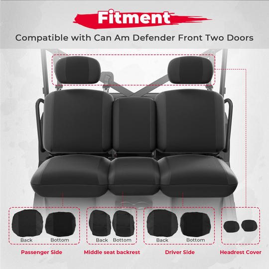 Can Am Defender Seat Cover Kemimoto