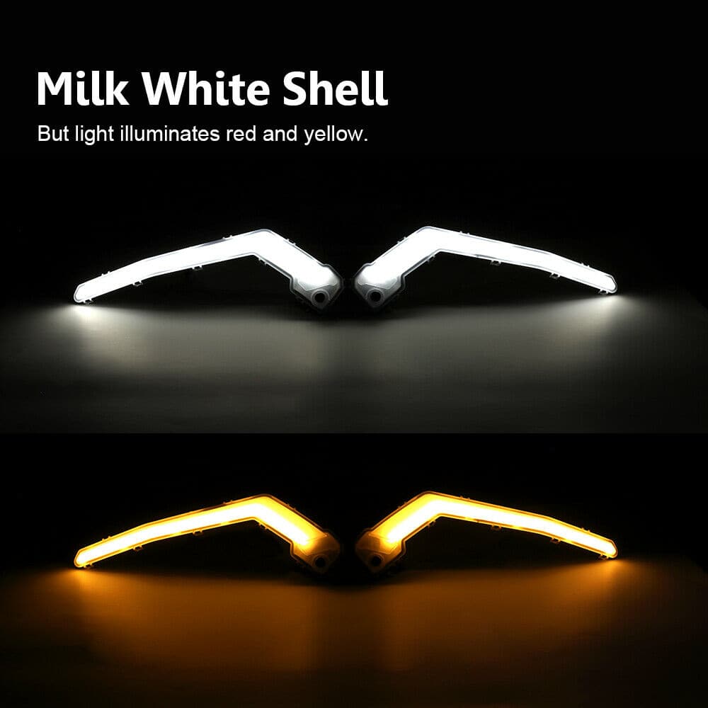 thumbnail image 2 of Front Fascia Lights Front LED Signature Lights RGB Turn Signal Light Accessories For Can Am Maverick Off-road Lighting Accessories 2 of 14
