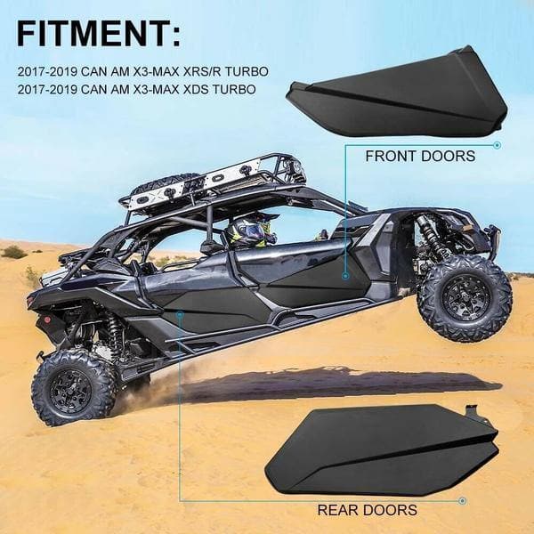 Can Am Maverick X3 / Max Turbo R Door/ Door Bags / Rear Side Mirror Combo (Only Ship to the USA) - KEMIMOTO