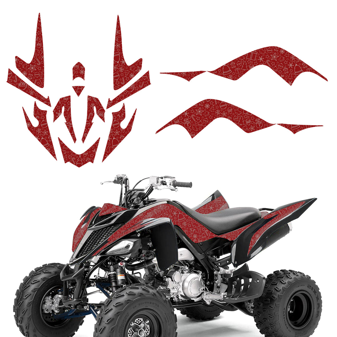 ATV Graphics Kit Sticker Fit for Yamaha Raptor 700 2006-2012 - Kemimoto